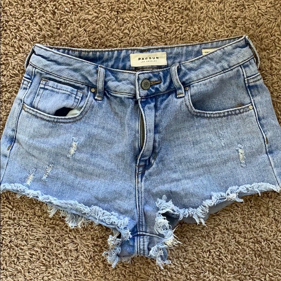 Pacsun High Rise Denim Festival Shorts - Picture 1 of 2